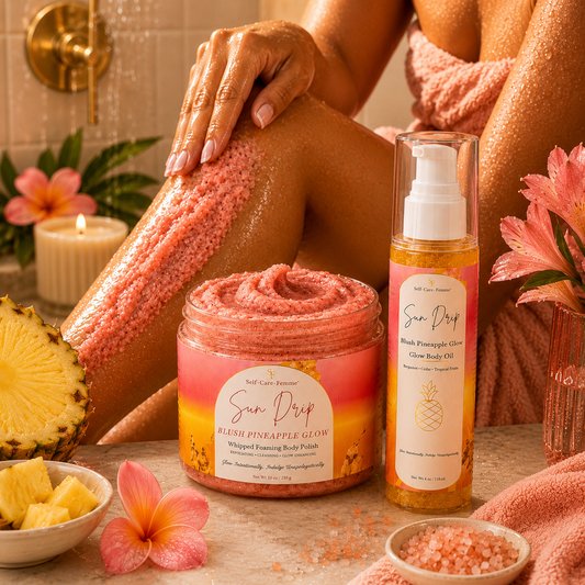 Blushed Pineapple Glow Whipped Foaming Body Polish