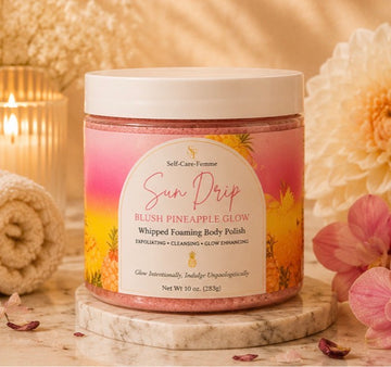 Blushed Pineapple Glow Whipped Foaming Body Polish